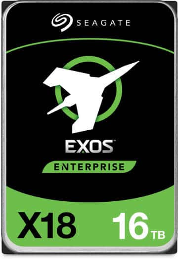 Seagate Exos X18 16TB 512e SATA III 3.5" Internal HDD, 6 Gb/s Interface, 512e Sector Size, 7200 rpm Speed, 256MB Cache, Data Transfer Speeds up to 261 MB/s, 2,500000 Hours MTBF | ST16000NM000J thumbnail 6