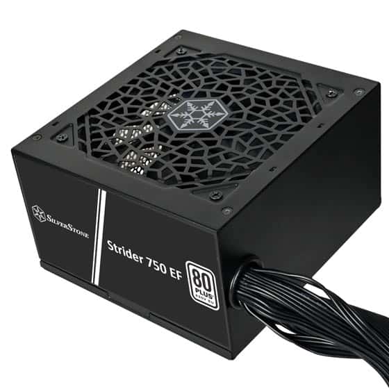 Silverstone Strider 750 EF 80 PLUS 230V EU 750W ATX (PS2) Power Supply, Built-in 120mm fan, Class-leading single +12V rail, 24/7 continuous power output with 40??? operating temperature | SST-ST750-EF thumbnail 10
