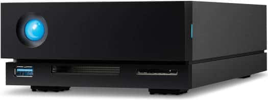 LaCie 1Big Dock 18TB External HDD, 7200 RPM, Up to 280 MB/s Data Transfer Speed, Up to 70W Charging Power, USB / USB 3.0 / Thunderbolt Interface, Windows & Mac Compatible, Black | STHS18000800 thumbnail 2