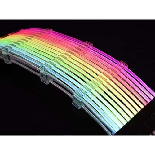  Lian-Li Strimer Plus 24 V2 Add-RGB Cable, Unlock Your Imagination, Compatible With L-Connect 3, 18 AWG Gauge, 120 Number of LEDs, Silicon / TPE Material, 200mm Length | G89.PW24-PV2.00 thumbnail 5