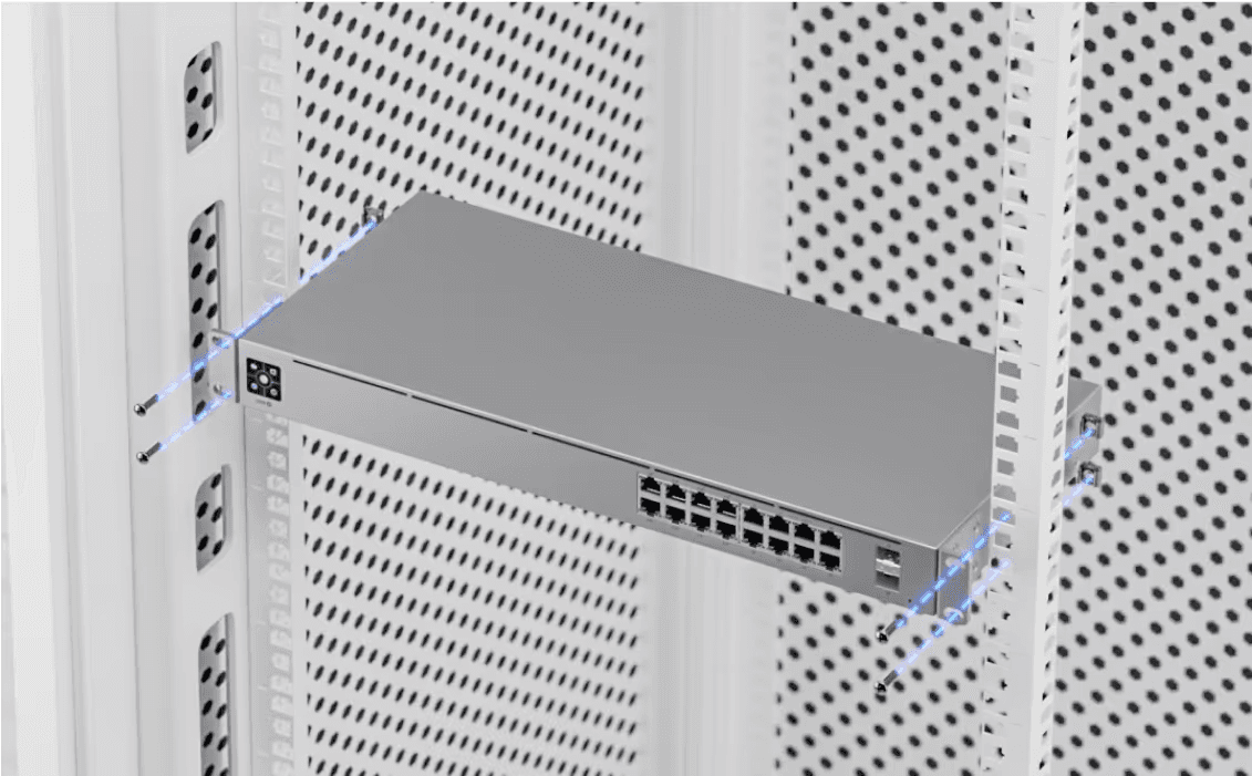 Unifi Standard 16 PoE 16-port, Layer 2 PoE Switch, Silent, Fanless Cooling System, 42W total PoE Availability| USW-16-POE (42W) thumbnail 2