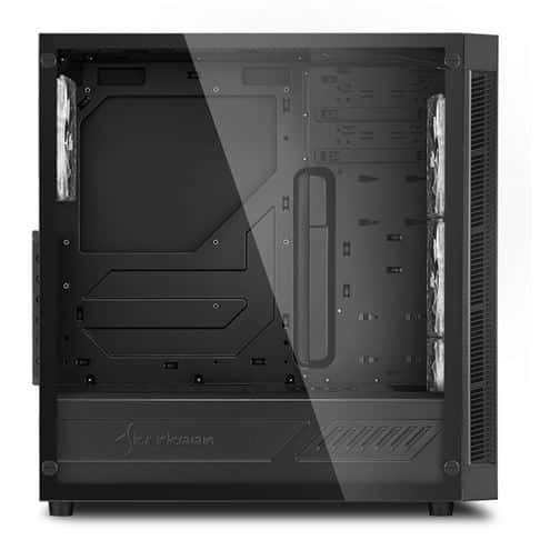 Sharkoon TG5 Glass ATX MIDI Tower Case, 3x 120 mm LED fan Pre-Installed, Tempered glass 4 mm, Blue | 4044951020584 thumbnail 6