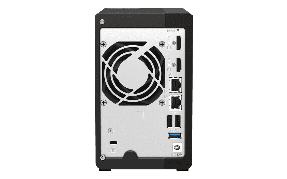 QNAP TS-253E 2 Bay High-Performance Desktop NAS, Intel Celeron J6412 Processor, 8 GB DDR4 RAM, 2 x 3.5" SATA 6Gb/s, Dual 2.5GbE Network Connectivity, 2xM.2 2280 PCIe, 2 x USB 3.2 Gen2 | TS-253E-8G thumbnail 1