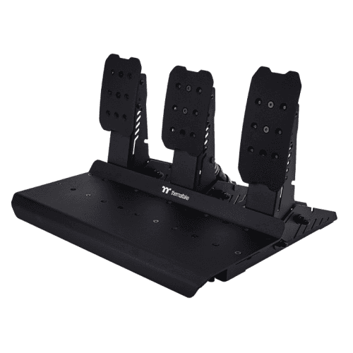 Thermaltake G6 Direct Drive Racing Wheel with Pedals Bundle, 13" D-Shaped Steering Wheel, RPM Indicator Lights, 6Nm Direct Drive Servo Motor, Dual Motor Cooling System, Black  GRB-G6D-DGT3BB-01 thumbnail 4