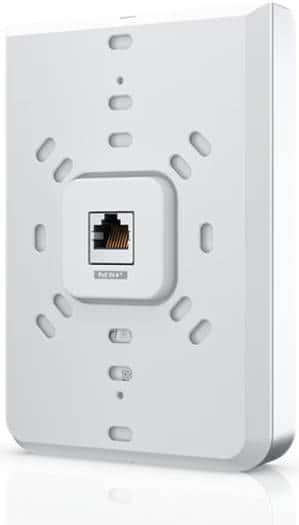 Ubiquiti Networks UniFi U6 In-Wall AP & 4-Port PoE Gigabit Switch: 5.3 Gb/s Throughput, 1 x Gigabit PoE Uplink, In-Wall Mount, White | U6-IW thumbnail 1