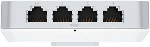 Ubiquiti Networks UniFi U6 In-Wall AP & 4-Port PoE Gigabit Switch: 5.3 Gb/s Throughput, 1 x Gigabit PoE Uplink, In-Wall Mount, White | U6-IW thumbnail 3