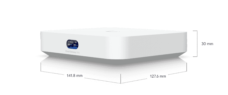 Unifi Ultra UCG-Ultra Compact Cloud Gateway, 30+ UniFi device / 300+ client support, 1 Gbps IPS routing, multi-WAN load balancing. thumbnail 1
