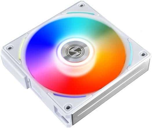 Lian-Li UNI Fan AL120 V2 Three White, PBT+PC+Aluminum Materials, 120mm Fans, Up to 1900 RPM Fan Speed, 64.5 CFM Airflow, Pack of 3 |UF-AL120V2-3W thumbnail 4