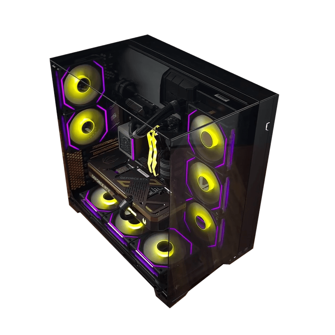 Gaming PC High-End Gaming PC: MSI B850 Tomahawk + AMD Ryzen 7 9800X3D + ZOTAC RTX 5080 AMP Extreme Infinity 16GB, 32GB DDR5 6000MHz, 1TB NVMe, 360mm LCD AIO, 1000W Gold, WiFi thumbnail 2