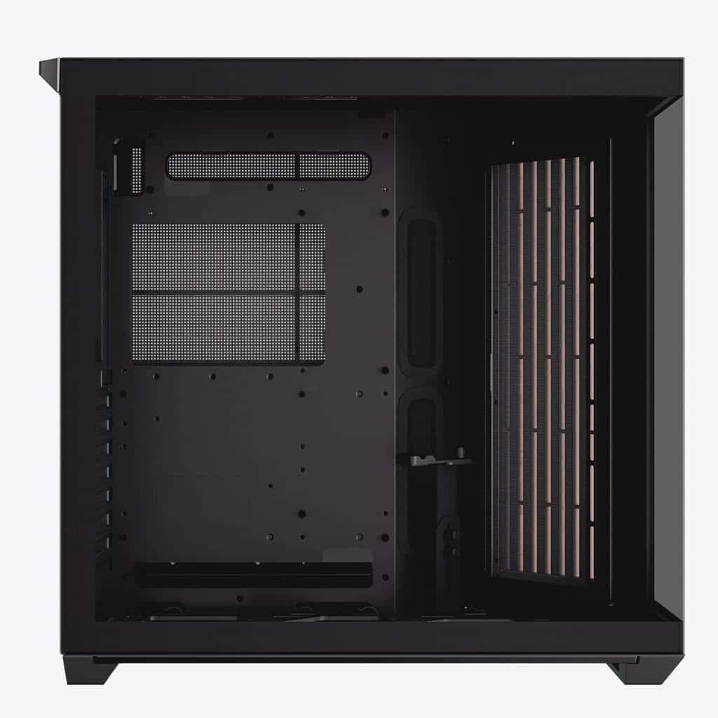 APNX V1 V1-W-BK-v1 ATX Mid Tower Black/Wood Computer Case, Upto ATX Motherboards, Upto 360mm Radiators, Vertical GPU Holder Kit, Adjustable Motherboard Displacement, Black  | V1-W-BK-v1 thumbnail 6