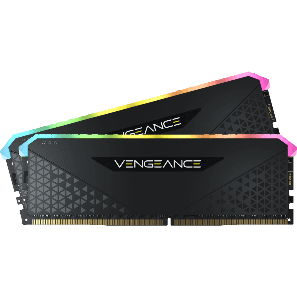 CORSAIR 3200 64GB  (2*32GB ) VENGEANCE RGB RS  DDR4 RAM CMG64GX4M2E3200C16     thumbnail 1