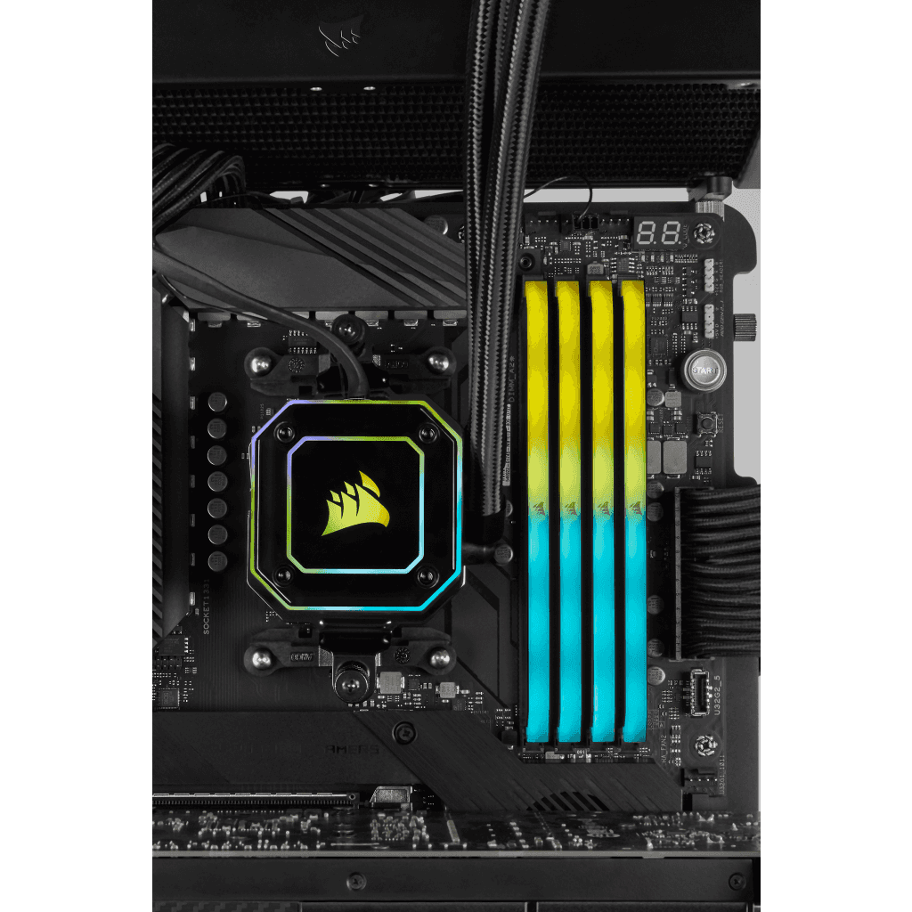CORSAIR 3200 64GB  (2*32GB ) VENGEANCE RGB RS  DDR4 RAM CMG64GX4M2E3200C16     thumbnail 2