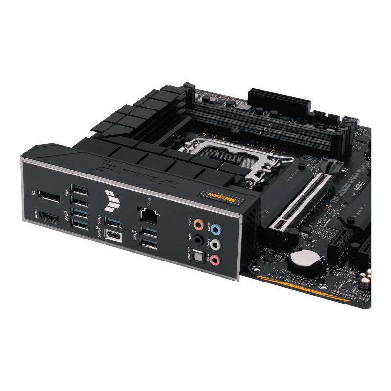 ASUS TUF GAMING B760M-PLUS D4 LGA1700 Micro-ATX Motherboard, Intel B760 Chipset, 4x DDR4 DIMM, 128GB Max Memory, SATA 6 Gbps, HDMI, DP, USB 3.2 Gen 1 Type-C | 90MB1DI0-M0EAY0 thumbnail 5