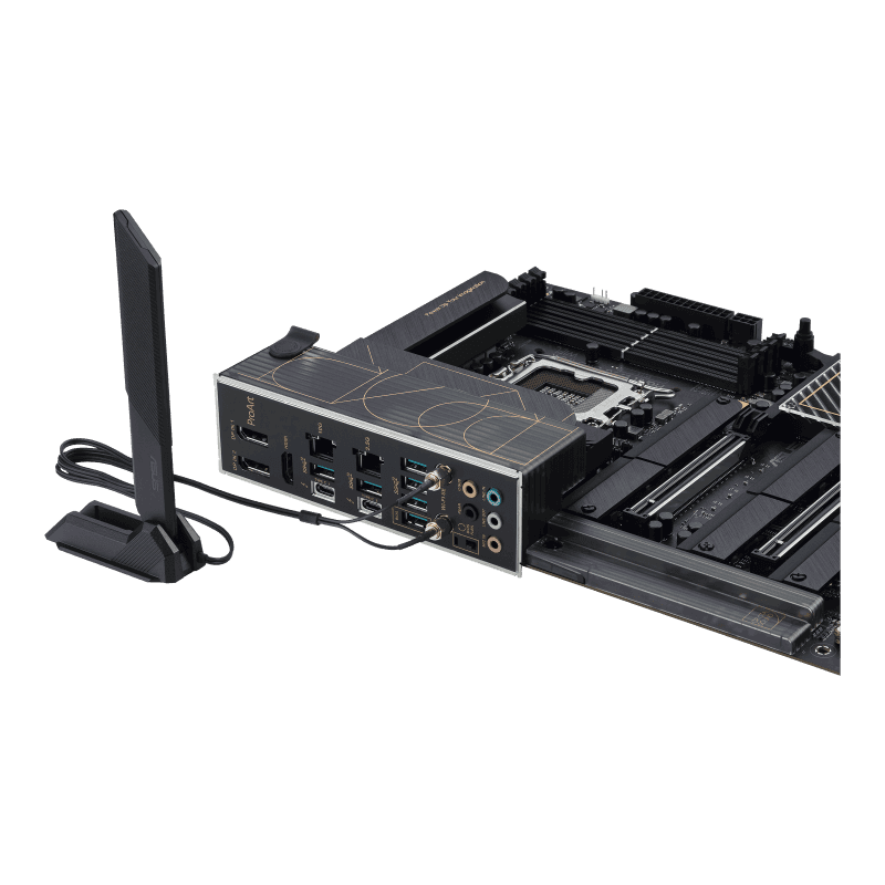 ASUS ProArt Z790-CREATOR WIFI LGA1700 ATX Motherboard, Intel Z790 Chipset, 4 x DDR5 DIMM, 128GB Max Memory, WiFi 6E 6GHz, 10Gb Ethernet, 1 x PCIe 4.0 x16, 1 x HDMI, 2 DP, 6x USB 3.2, 90MB1DV0-M0EAY0 thumbnail 6
