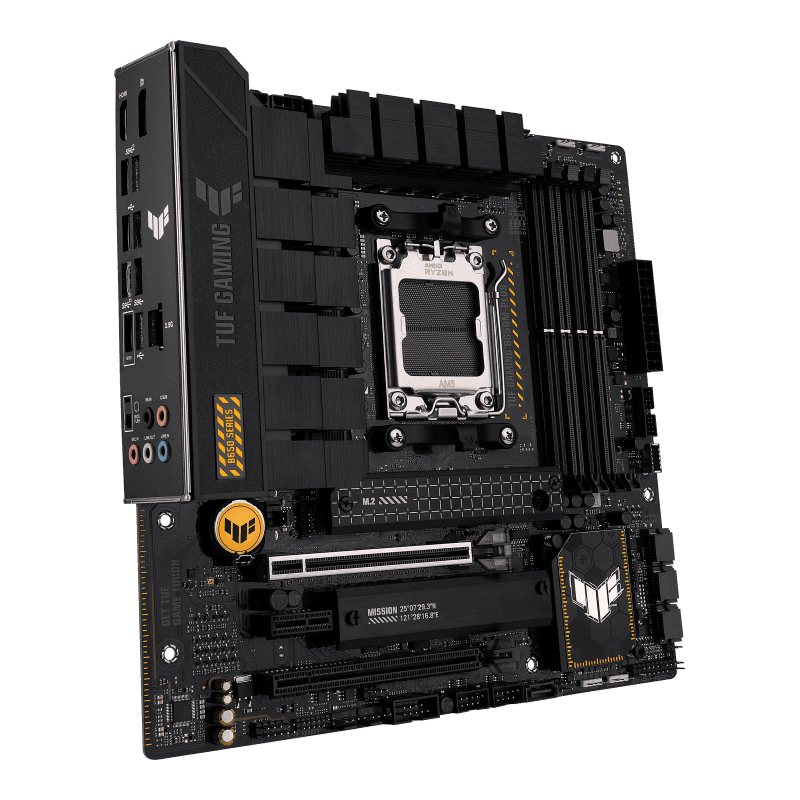 ASUS TUF GAMING B650M-PLUS Micro-ATX AMD Motherboard, AM5 Socket, AMD B650 Chipset, 4x 2-Channel DDR5 128GB Max, 2x M.2, 1x PCIe 4.0/3.0 x16, 4x SATA 6Gb/s, 1xHDMI/1xDP | 90MB1BG0-M0EAY0 thumbnail 4