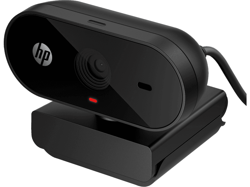 HP 320 FHD 1080p all-in-one Webcam, 360?? swivel and tripod, Plug and display, USB-A, 72 x 53.6 x 53.2 mm | 53X26AA thumbnail 1