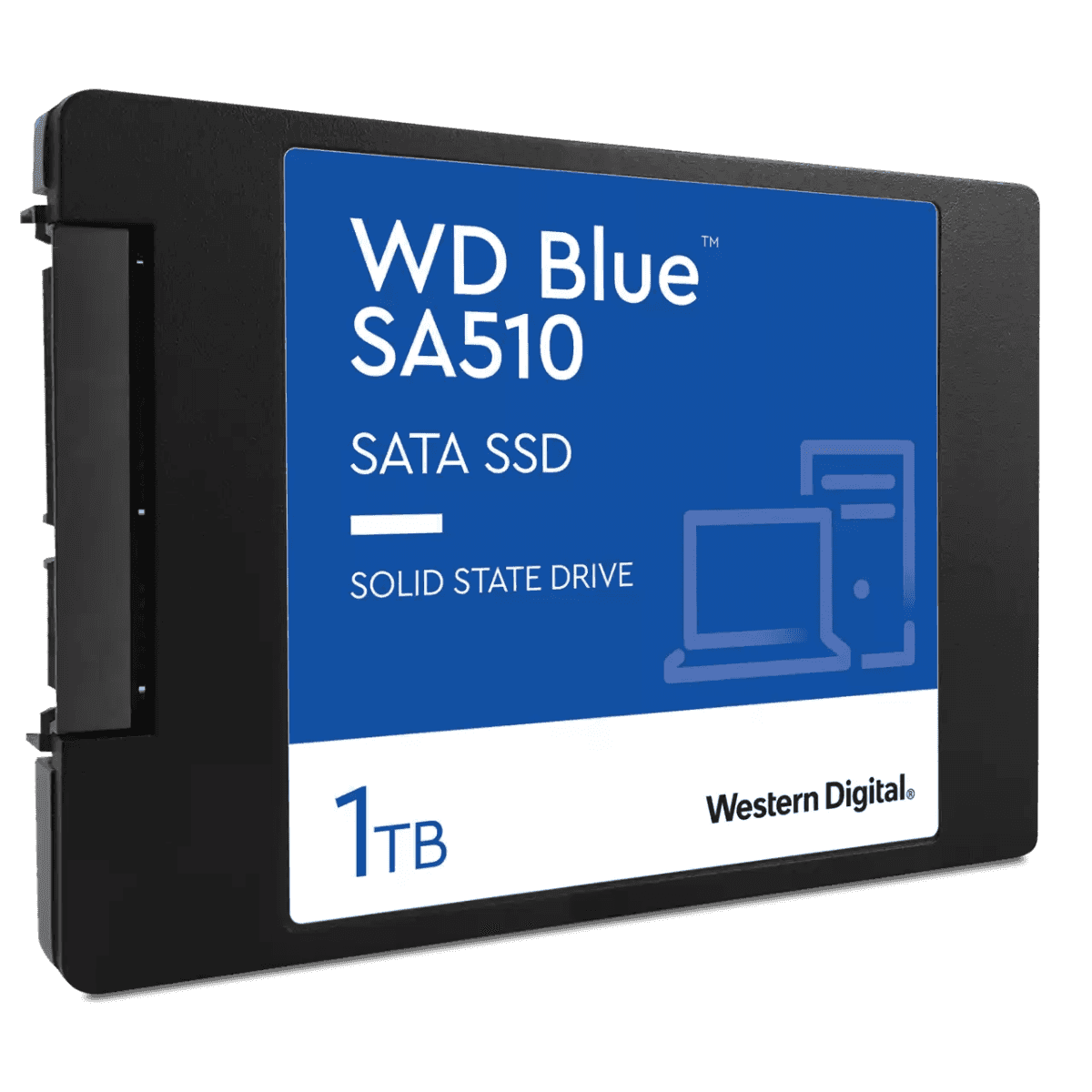 WD 1TB Blue SA510 SATA SSD 2.5???/7mm Cased from Western Digital WDS100T3B0A-00AXR0,718037884653 thumbnail 4