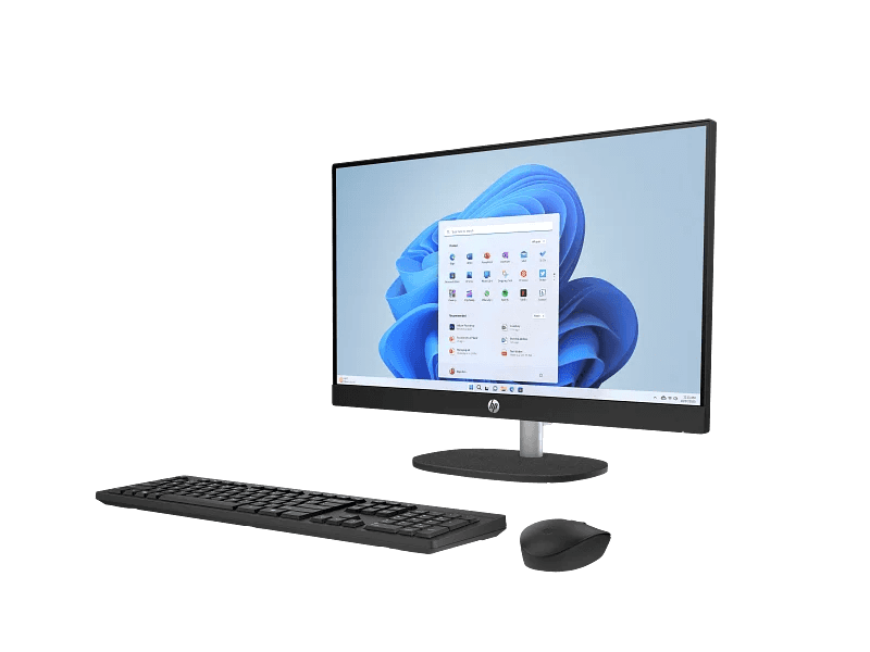 HP 23.8 inch All-in-One 24-cr0126nh PC, Intel Core i7-1355U (up to 5.0 GHz), Intel Iris X Graphics, 8 GB DDR4-3200 MT/s, 512 GB PCIe NVMe, FreeDOS, Jet black | 91H33EA#BH5 thumbnail 2