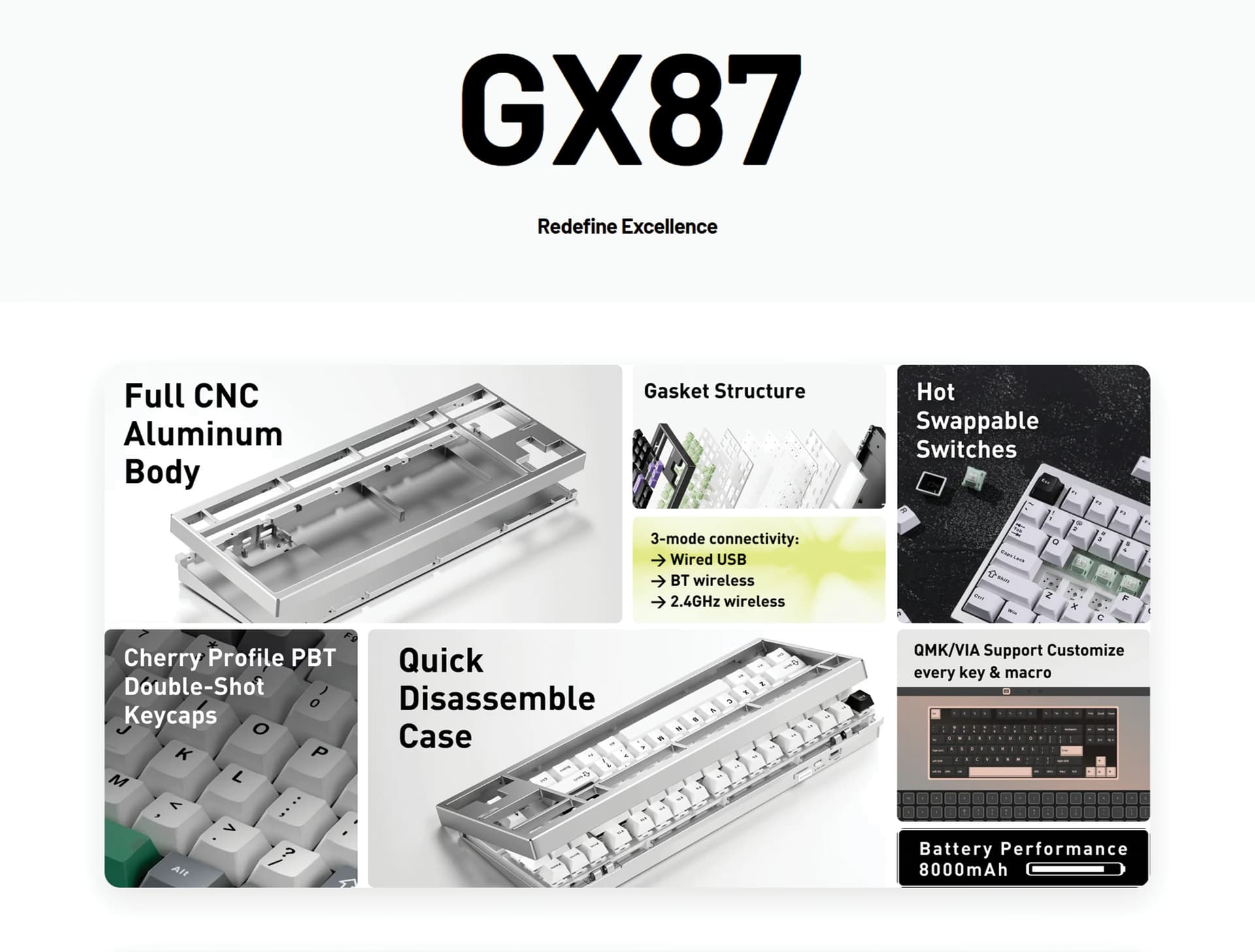 MCHOSE GX87 Lite