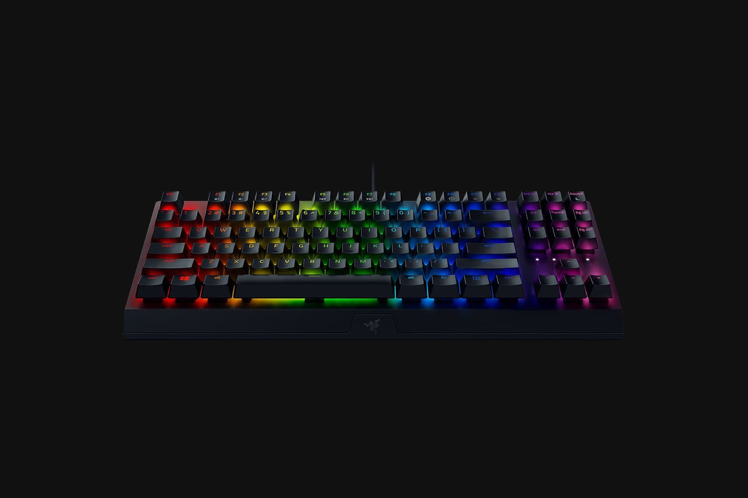 RAZER Razer BlackWidow V3 Mini HyperSpeed Phantom Edition 65% Wireless Mechanical Gaming Keyboard, Green Mechanical Switches, RGB Customizable Backlighting, US Layout, Black | RZ03-03892000-R3M1 - product view 2 of 5