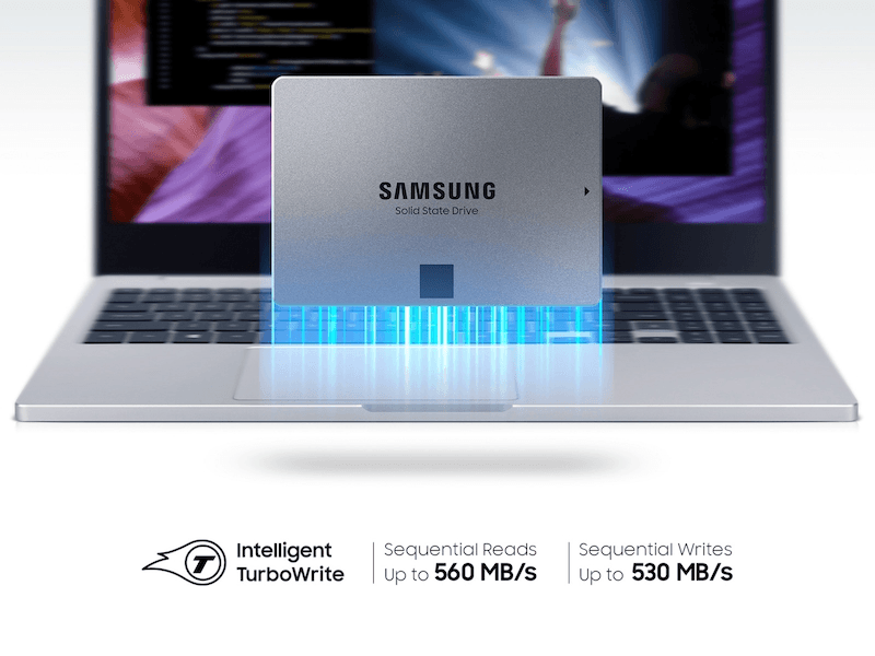 SAMSUNG SAMSUNG 1TB  SSD HARDISK 870QVO 2.5" SATA,8806090396038 - product view 2 of 6