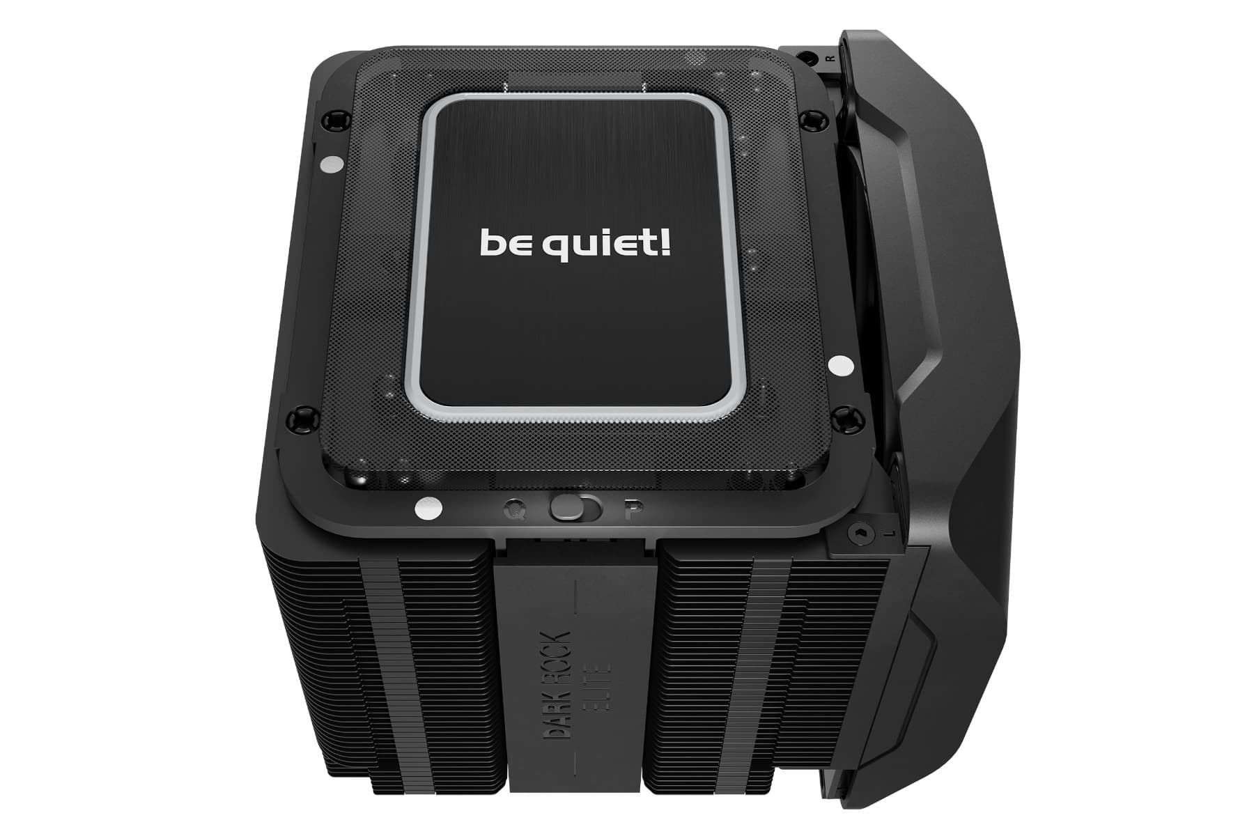 Be quiet! be quiet! Dark Rock Elite Air CPU Cooler, 2X Silent Wings 135mm PWM Fans, Speed Switch with 2 Modes, High-Performance Heat Pipes, Front Fan Rail System, Enhanced RAM Compatibility Black | BK037 - product view 3 of 8