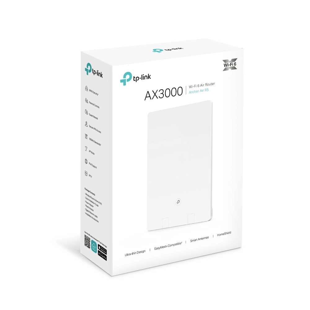 tp-link TP-Link Archer Air R5 AX3000 Dual-Band Wi-Fi 6 Air Router - product view 2 of 5