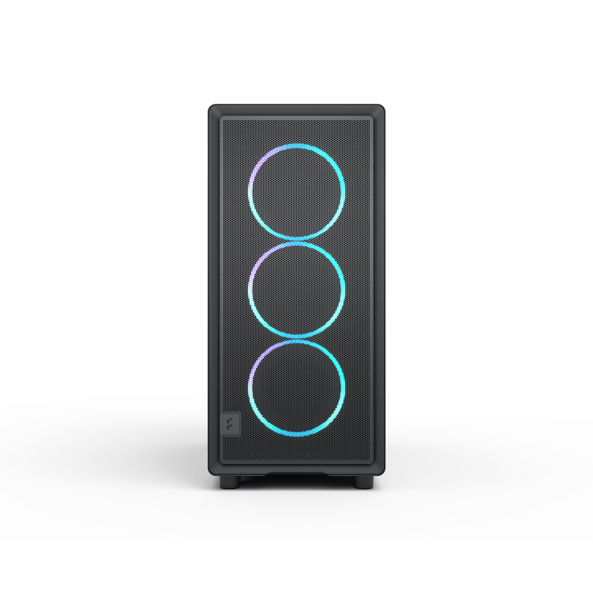 Fractal Design Fractal Design Epoch Black TG RGB Light ATX Mid-Tower Case, 270° Panoramic Mesh, 3x Momentum 12 RGB Fans, USB-C 20Gbps, Black Solid | FD-C-EPO1A-04 - product view 2 of 5