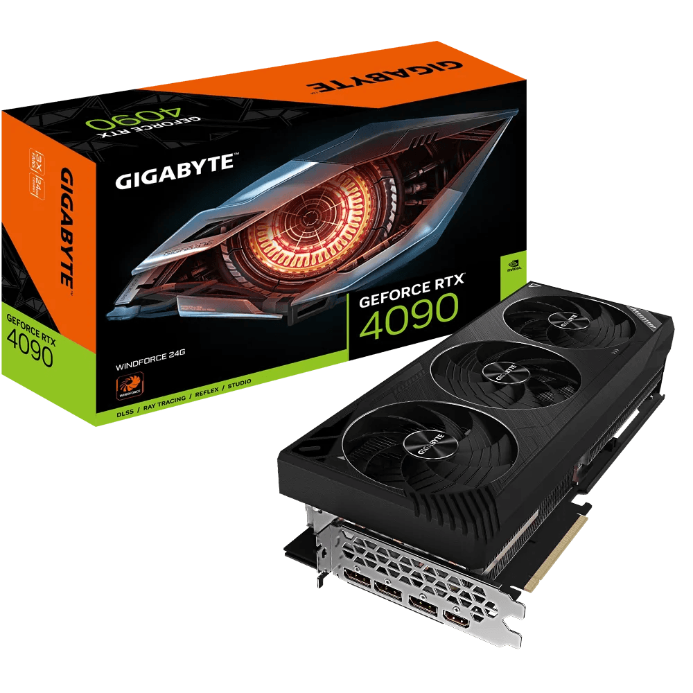 Gigabyte GeForce RTX 4090 WINDFORCE 24G  - product view 3 of 4