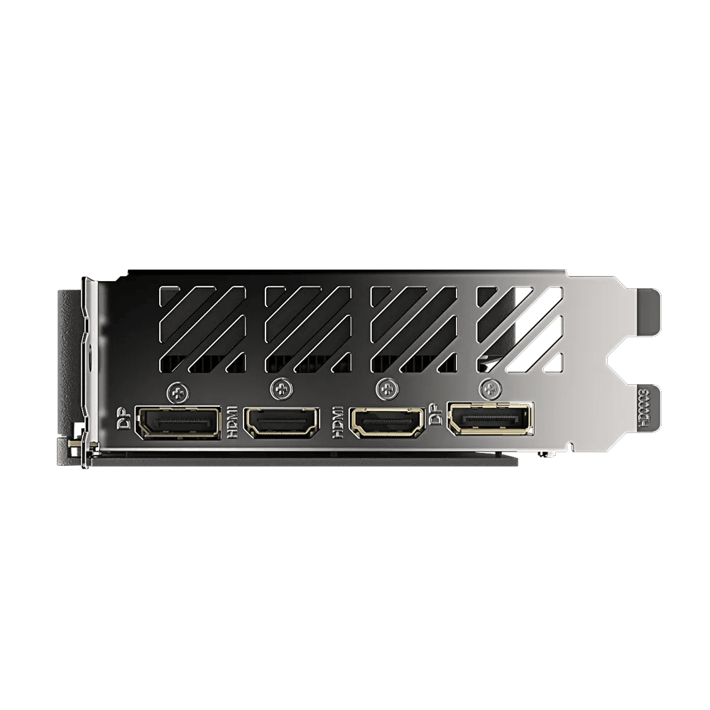 GIGABYTE GeForce RTX 4060 EAGLE OC Graphics Card, 8GB GDDR6 128 bit Memory, 2505 MHz Core Clock, 3072 CUDA Cores, 17Gbps Memory Clock, PCI-E 4.0, DP 1.4a *2 HDMI 2.1a *2 | GV-N4060EAGLE OC-8GD - product view 3 of 6