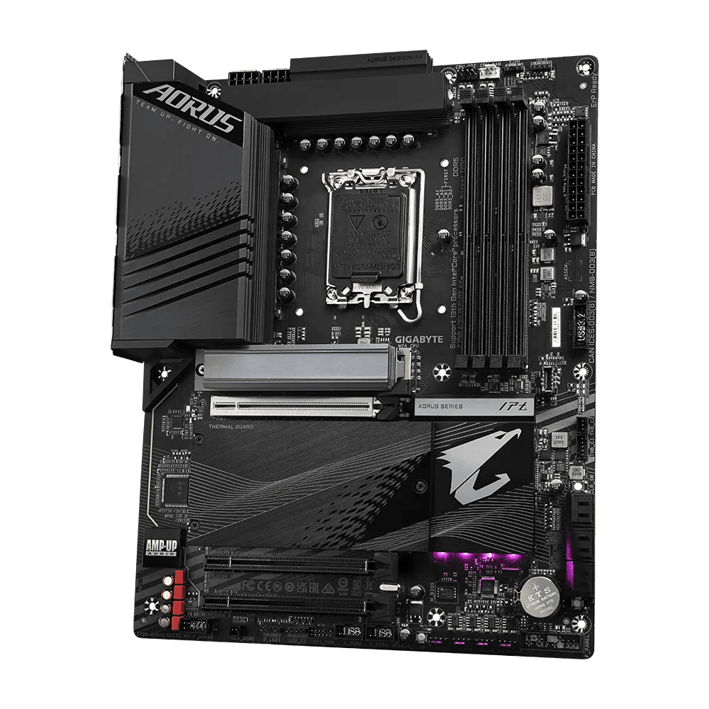 Gigabyte Gigabyte Z790 Aorus Elite AX Rev1 DDR5 LGA1700 ATX Motherboard | Z790-AORUS-ELITE-AX - product view 1 of 6