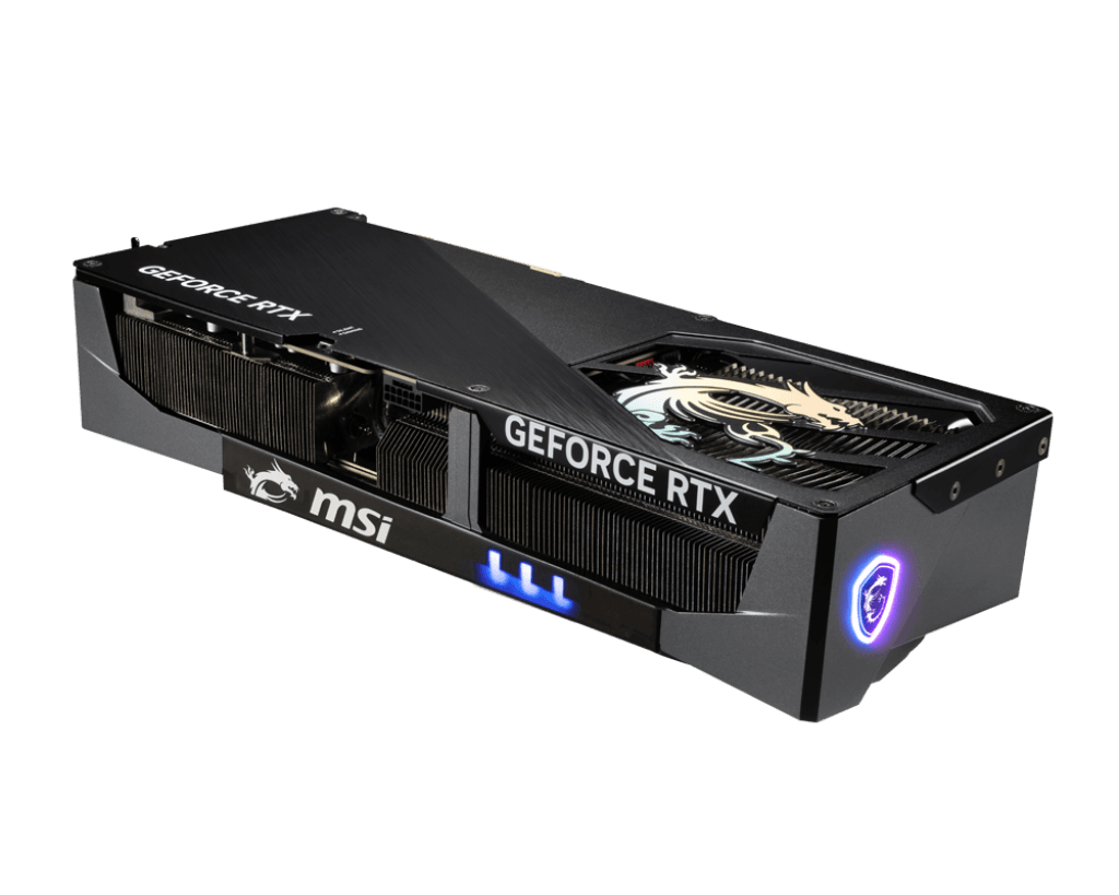 MSI MSI NVIDIA GeForce RTX 5090 32G GAMING TRIO OC Graphic Card, 32GB GDDR7, 28 Gbps 512-bit, 2497 MHz Extreme Clocks, 21760 Units CUDA Cores, PCI E 5, Black | 912-V530-024 - product view 2 of 7
