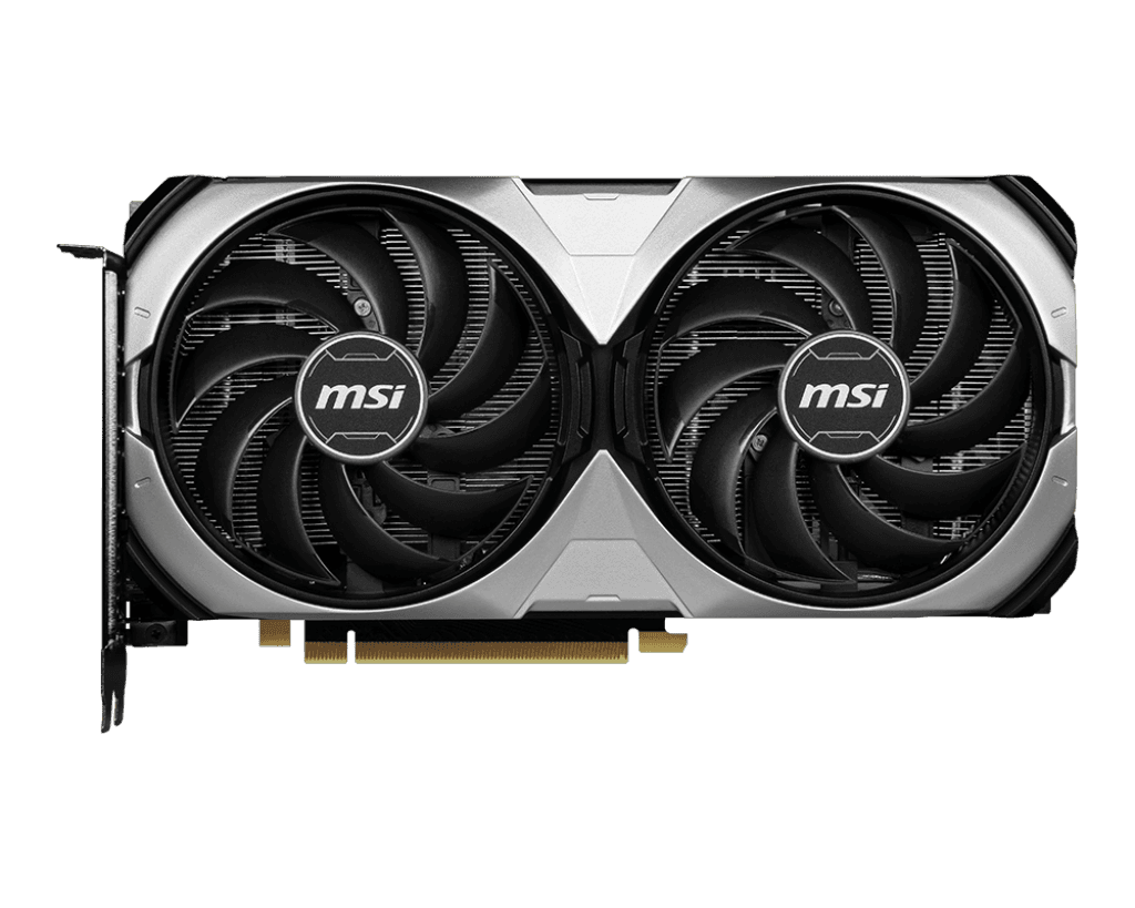 MSI MSI GeForce RTX 4070 VENTUS 3X Graphics Card, 12GB GDDR6X 192-bit Memory, 2475 MHz Boost Clock, 5888 CUDA Cores, 21Gbps Memory Speed, PCI E Gen 4, 3xDP | 1x HDMI | 912-V513-290 - product view 2 of 5