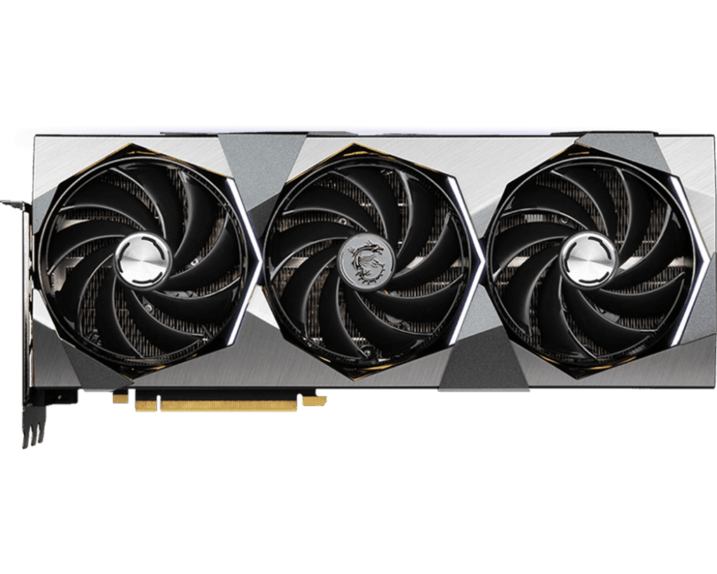 MSI MSI GeForce RTX 4070 Ti SUPRIM X Graphics Card, 12GB GDDR6X 192-bit Memory | 912-V513-078 - product view 2 of 5