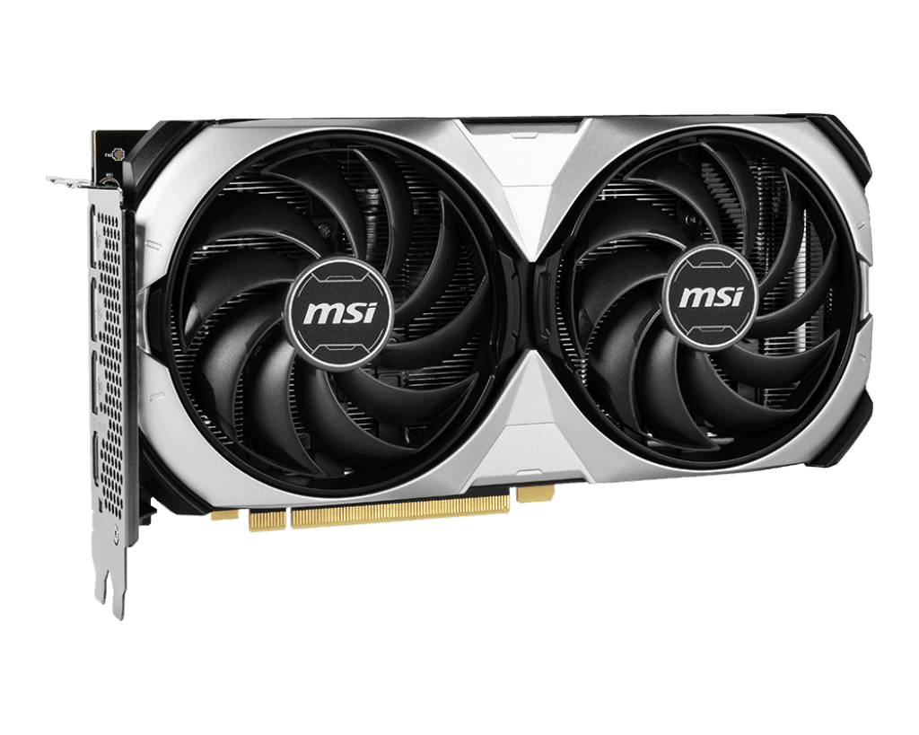 MSI MSI GeForce RTX 4070 VENTUS 3X Graphics Card, 12GB GDDR6X 192-bit Memory, 2475 MHz Boost Clock, 5888 CUDA Cores, 21Gbps Memory Speed, PCI E Gen 4, 3xDP | 1x HDMI | 912-V513-290 - product view 3 of 5