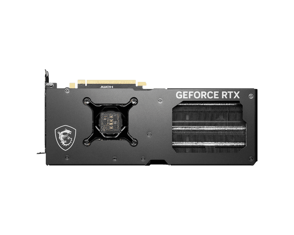 MSI GeForce RTX 4070 Ti GAMING X SLIM Graphics Card, 12GB GDDR6X 192-bit Memory, 2730 MHz Boost Clock, 7680 CUDA, 21Gbps Memory Speed, PCI E Gen 4, HDMI 2.1a / DP v1.4a | 912-V513-424 - product view 2 of 7