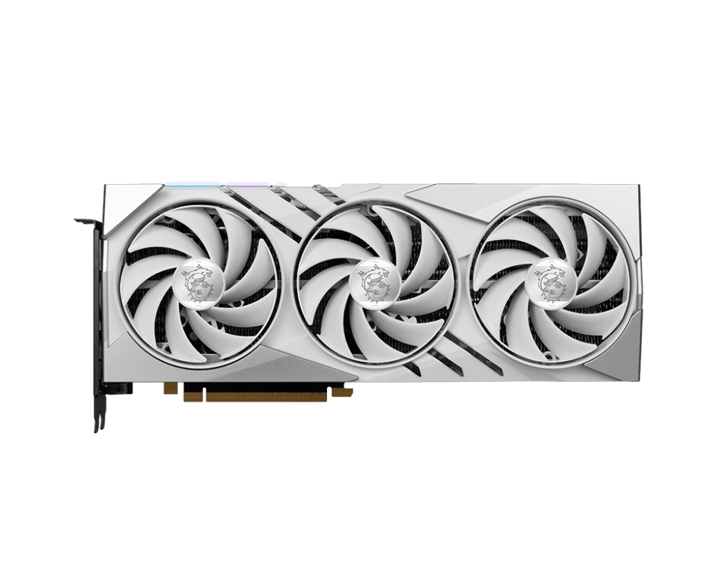 MSI MSI GeForce RTX 4070 Ti GAMING X SLIM 12G Graphics Card - White, DLSS 3 | 912-V513-425 - product view 2 of 7