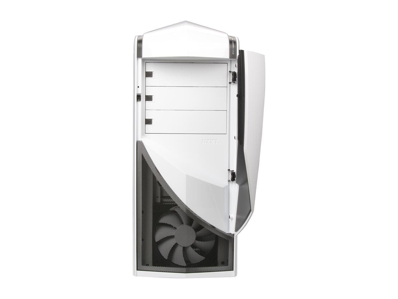 NZXT NZXT P240 GAMING COMPUTER CASE| MATTE BLACK/ORANGE - product view 3 of 5