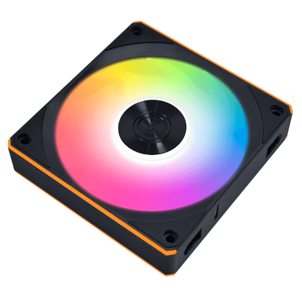 Lian Li UNI FAN CL Wireless 3 Pack Black ARGB Case Fan, 120x120x28mm, 0,250~2150 RPM Fan Speed, 2.52 mmH2O (Maximum) Air Pressure, 77.34 CFM (Maximum) Air Flow, FDB Bearing | 12CL1W3B thumbnail 3