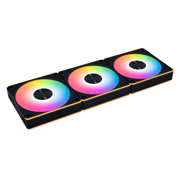 LIAN LI Lian Li UNI FAN CL Wireless 3 Pack Black ARGB Case Fan, 120x120x28mm, 0,250~2150 RPM Fan Speed, 2.52 mmH2O (Maximum) Air Pressure, 77.34 CFM (Maximum) Air Flow, FDB Bearing | 12CL1W3B - product view 2 of 4