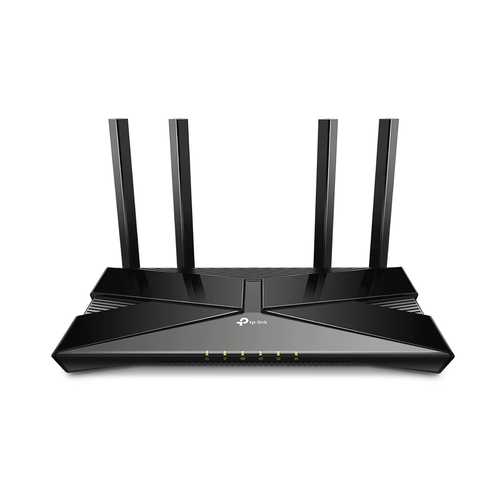 tp-link TP-Link WiFi 6 AX1500 Smart Router, Wi-Fi 6 (802.11ax), Up to 1501 Mb/s WiFi Speed, Dual-Band 2.4 & 5GHz, 4x Fixed High-Performance Antennas, 4x LAN Ports, Black | Archer AX10 - product view 3 of 6