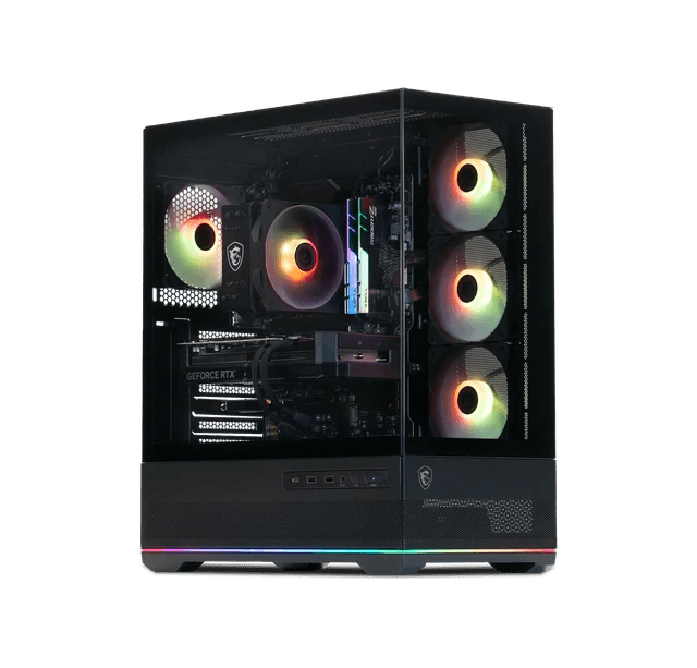 Panoramic Core PC Powered by MSI, Intel Ultra 5 225F, MSI Shadow 2X RTX 5060 8GB, 32GB DDR5 CL30, 1TB Gen4 7100MB/s SSD, MAG Pano 110R – Buy Online