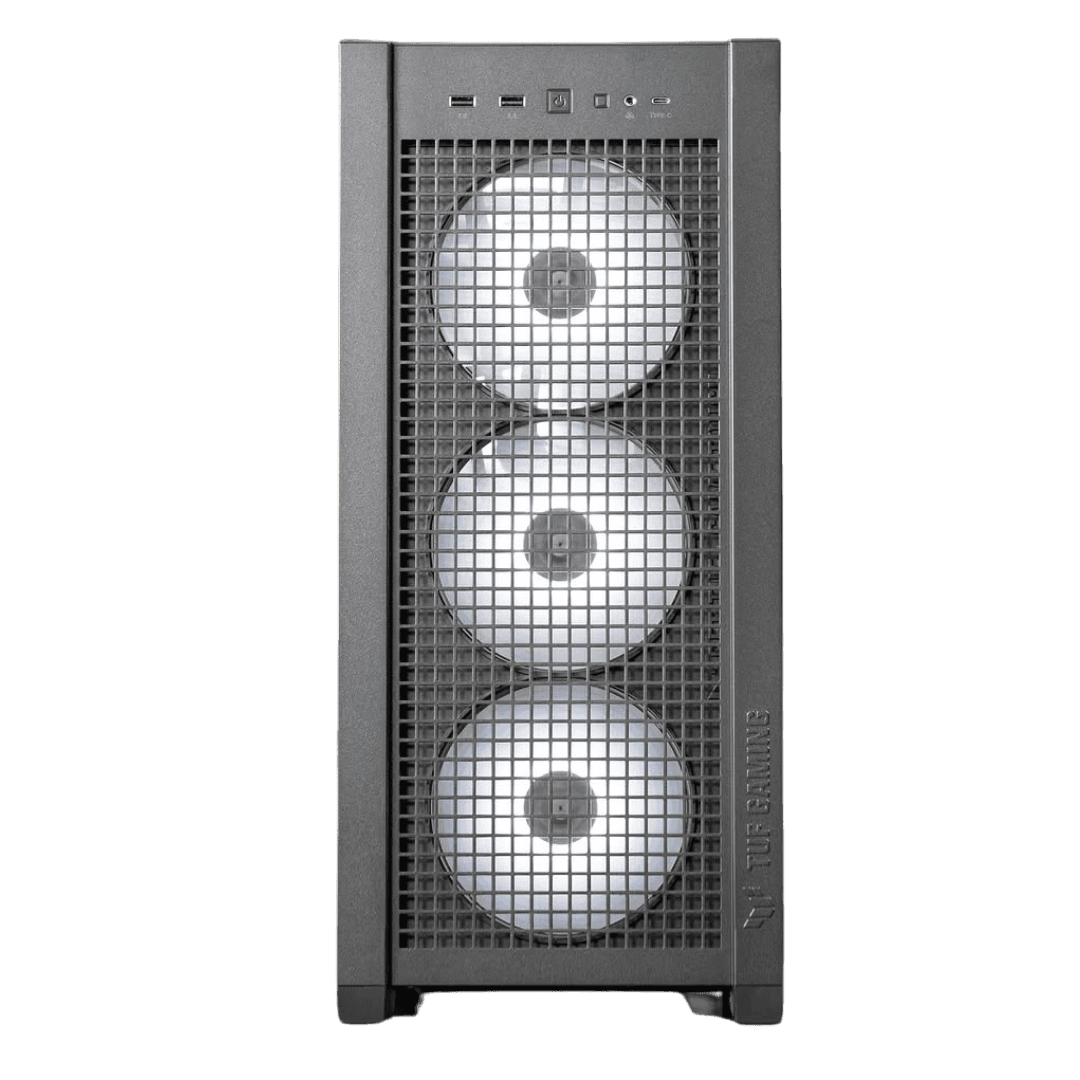 Asus AAA Gaming & High-end Rendering PC, AMD Ryzen 9 7950X3D, RTX 5090 OC Edition 32GB GDDR7, 96GB (2x48GB) DDR5 6400MT/s, 4TB NV3, 1600W, 80 PLUS Titanium, AIO Cooler - product view 2 of 2