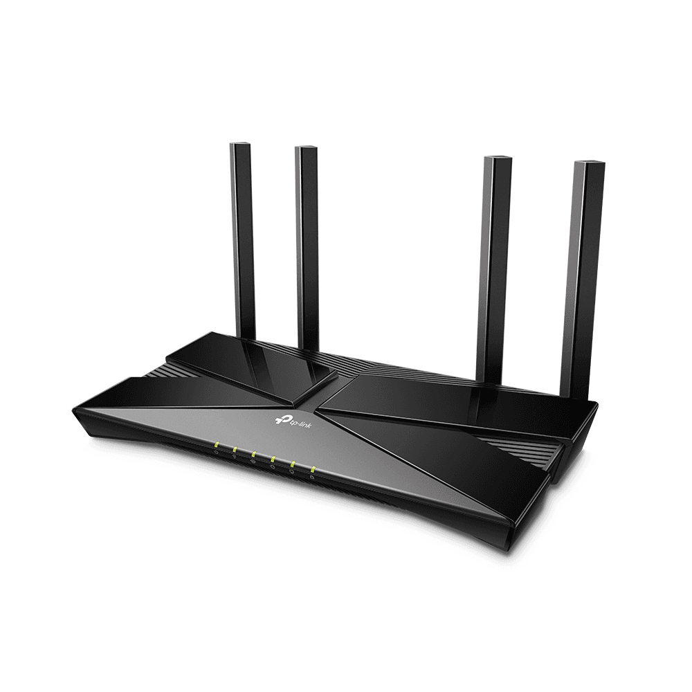 tp-link TP-Link AX1800 Dual-Band Wi-Fi 6 Router, 4x Fixed High-Performance Antennas, Dual-Band Connectivity, 2.4GHz & 5GHz Frequency, Up to 1201Mbps WiFi Speed, Black | Archer AX23 - product view 3 of 6