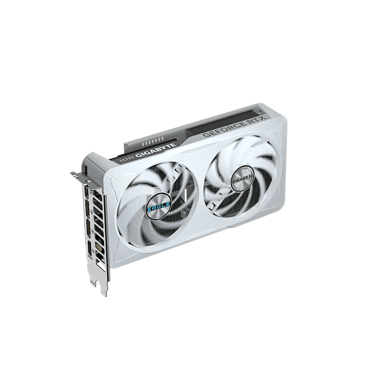 Gigabyte GIGABYTE GeForce RTX 5060 EAGLE OC ICE Graphics Card, 8GB GDDR7 128-Bit Memory, 2497 MHz Core Clock, 28 Gbps Memory Clock, 3840 CUDA Cores, PCI Express 5.0, White | GV-N5060EAGLEOC ICE-8GD - product view 2 of 5