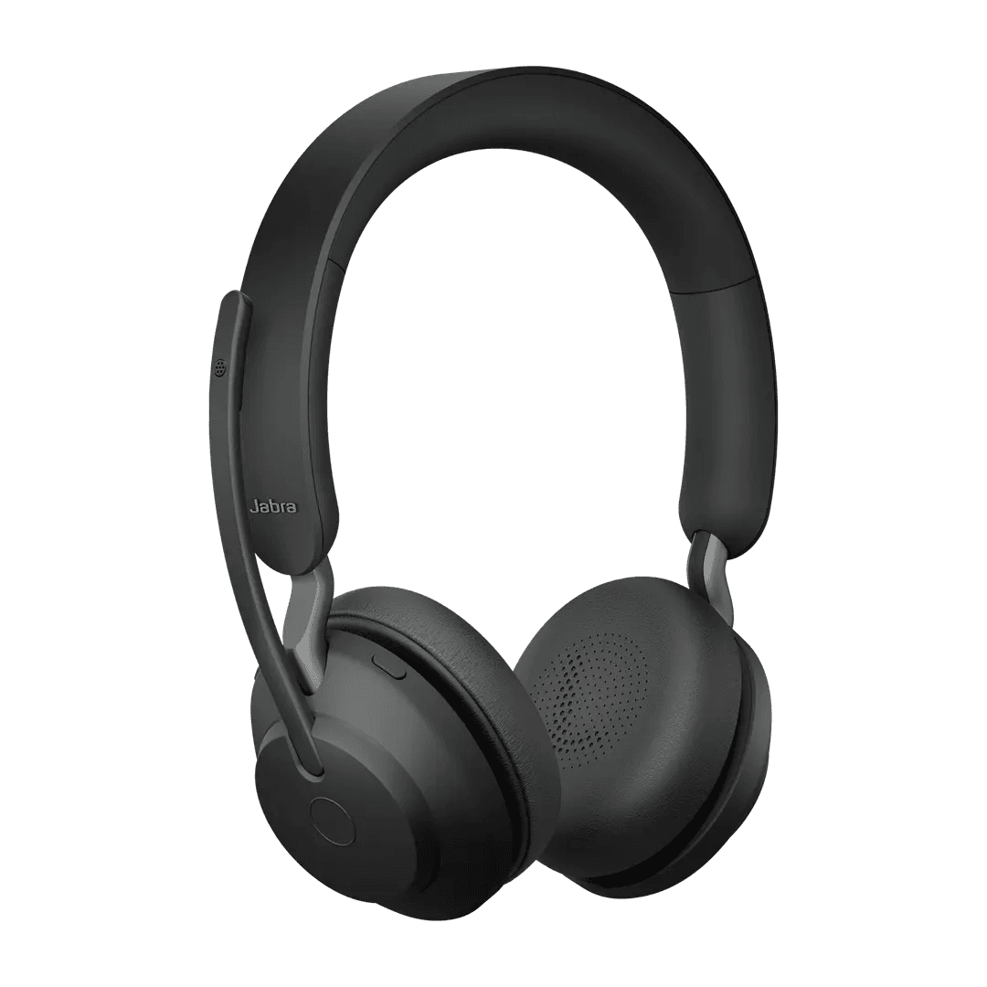 Jabra Jabra Evolve2 65 UC Stereo Wireless Headset, Link 390a USB-A Adapter, Desk Stand Included, Black – 26599-989-989 - product view 3 of 5