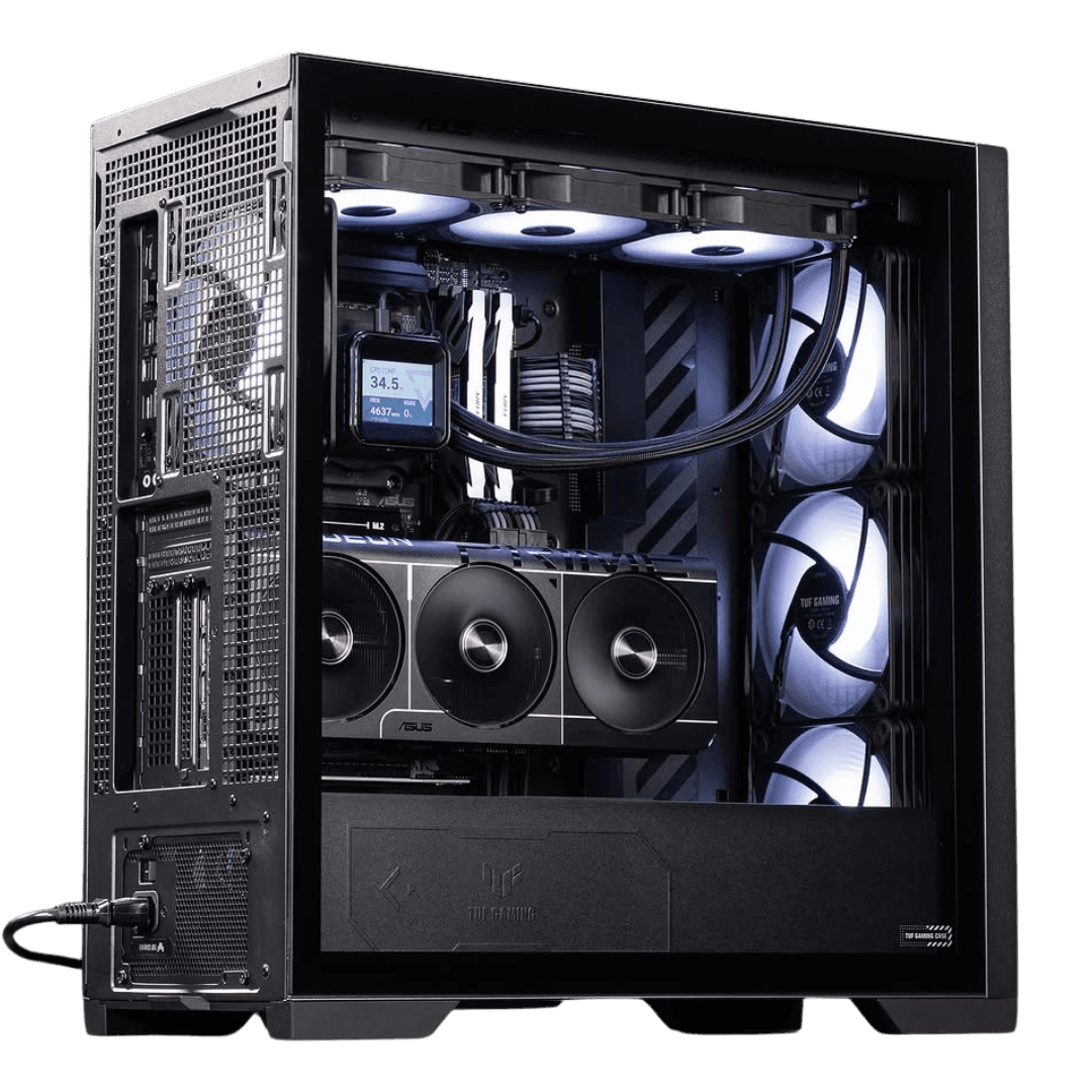 Asus ASUS Powered Core i7 X 5070 Gaming PC, Intel Core i7-14700 14th Gen, PRIME 5070 OC Edition 12GB, DDR5 64GB (2x32GB) 6000MHz, 2TB NV3, AIO Cooler, 850W - product view 3 of 3