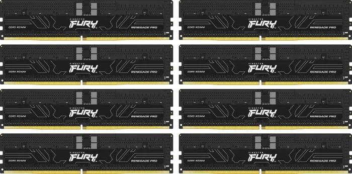 Kingston Fury Renegade Pro XMP 256GB 6000MT/s DDR5 ECC Reg CL32 DIMM (Kit of 8) Desktop Gaming Spoke - KF560R32RBK8-256  (SUPPORT ASUS TRX50  WRX90E ) – Buy Online