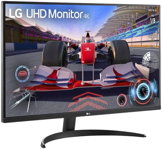 LG LG 32UR500-B HDR Monitor, 31.5" UHD 4K VA Display, 60Hz Refresh Rate, 4ms (GtG @ Faster) Response Time, AMD FreeSync Technology, 1.07B Color Depth, 2x HDMI / DP Connectivity, Black | 32UR500-B-AMA - product view 2 of 8