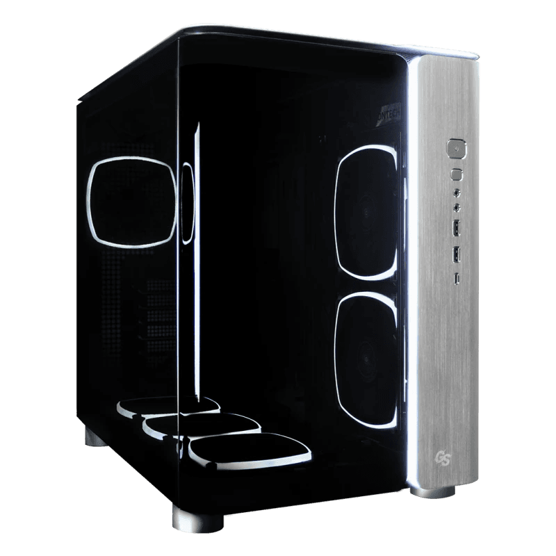 Montech KING 95 ULTRA GS Dual-Chamber Mid-Tower ATX Case - Silver | KING-95-Ultra – Buy Online
